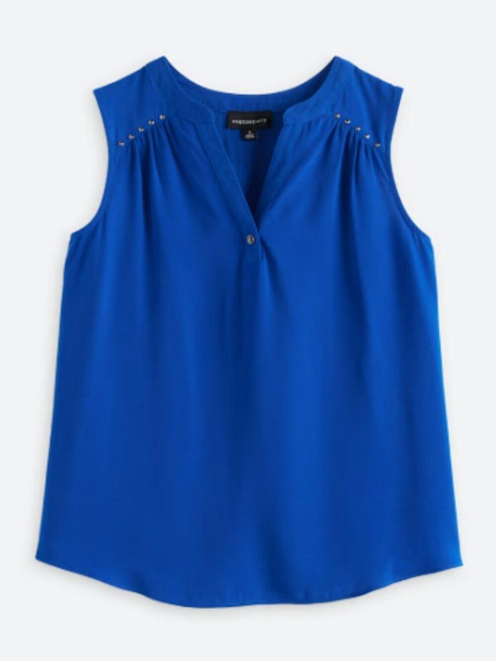 FORTUNE + IVY Brielle Mixed Material Blouse Size XL
